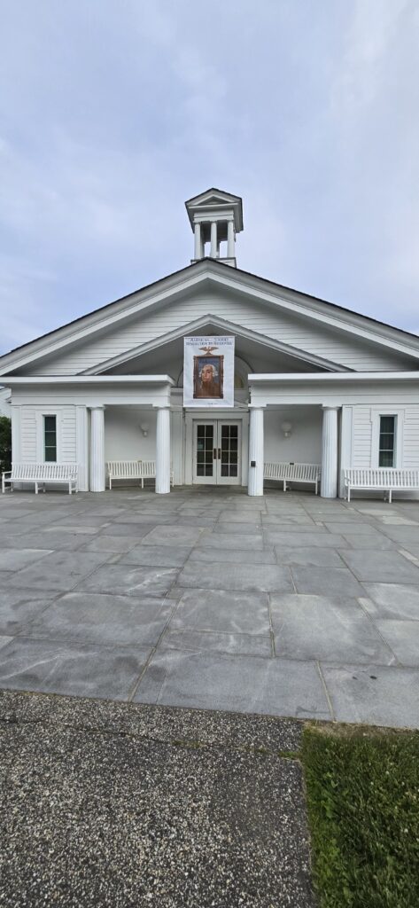 The front entrence of a local historical museum